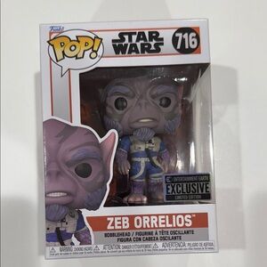 Funko Pop! Star Wars Zeb Orrelios Exclusive Figure